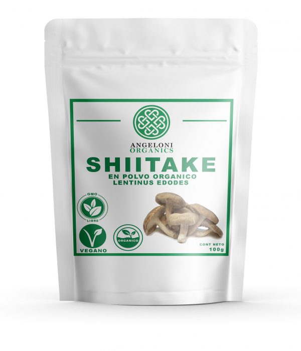 Hongo Shiitake organico en polvo